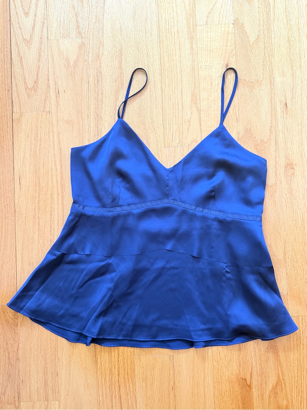 Banana Republic Cobalt Blue Slip Top  with Spaghetti Straps